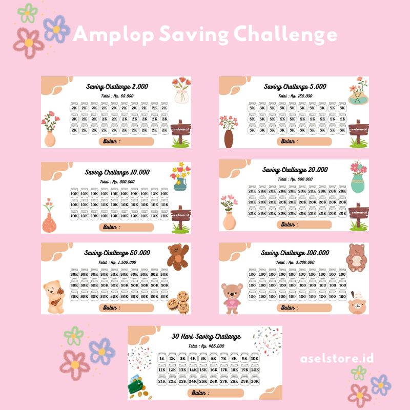 

Amplop Target | Amplop Nabung | Amplop Saving Challenge | Tabungan | 30 Hari