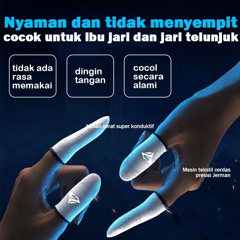 POPOCOLA✨sarung jempol/Sarung tangan game/sarung tangan jempol/Game Finger Cot/jempol game/kaos jari