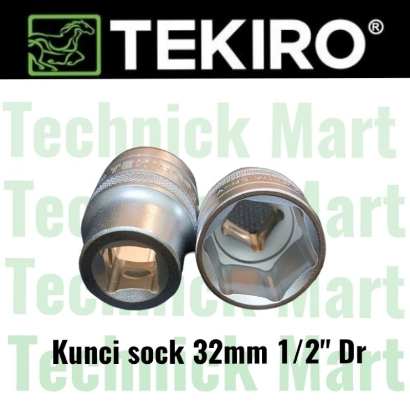 TEKIRO mata kunci shock 32 mm 1/2" Dr