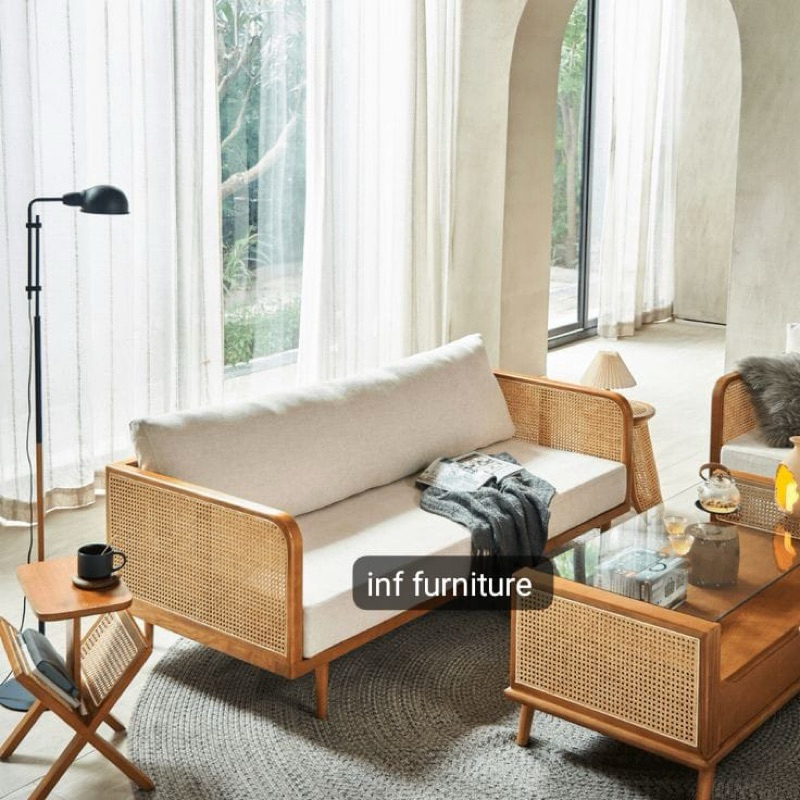 sofa minimalis Sofa tamu rotan sofa rotan asli jati minimalis sofa modern mewah