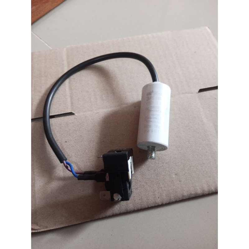 kapasitor+rilay overload kulkas 2 pintu original