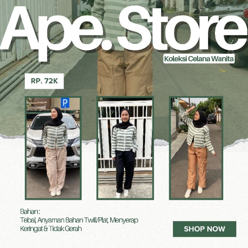 ORIGINAL-CARGO POLOS UNISEX APE.STORE