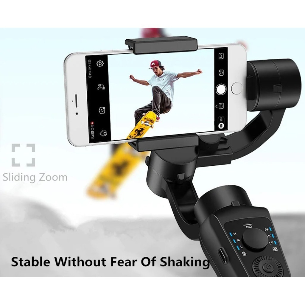 S5B Gimbal 3 Axis hp Gimbal Stabilizer hp Smartphone & Action Cam Ultra Stable Gimbal Face Tracking 