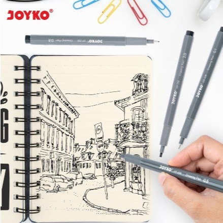 

Drawing Pen Pena Gambar Joyko DP-298SA12 - Black