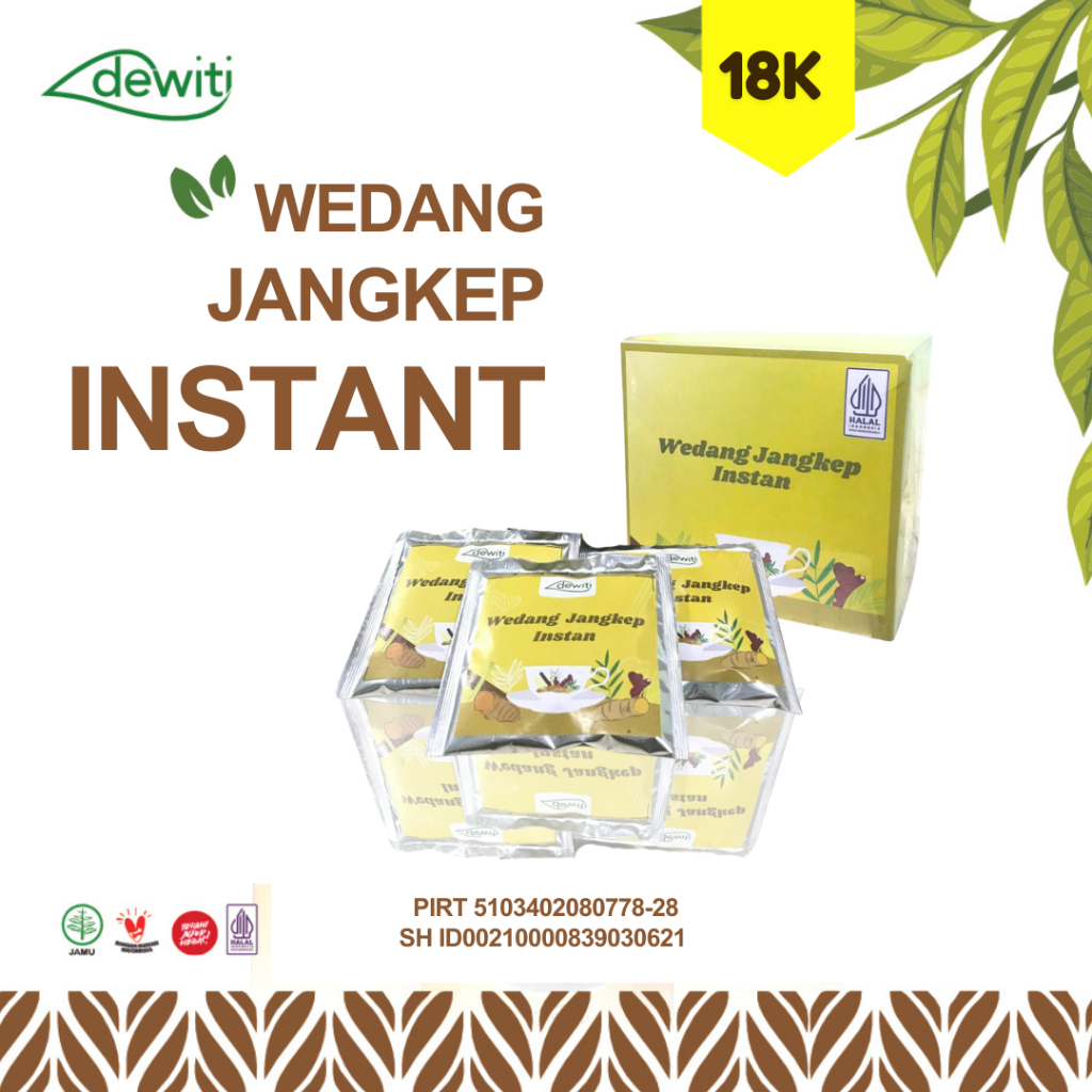 

Wedang Jangkep Instan Sachet/Kunyit Instan/Temulawak Instan/Herbal Instan