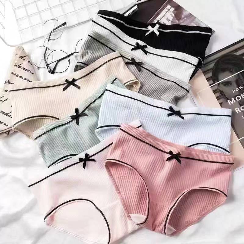 AliMaMa - CELANA DALAM WANITA LIST PITA - CD Perempuan Seamless Underwear Katun Simless Murah Medan