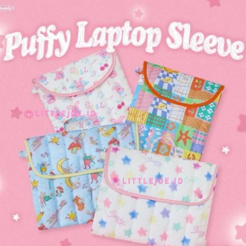 Laptop Sleeve Coquette Ribbon Cherry - Tas iPad/kindle/laptop mini/mini notebook - daddy and the mus