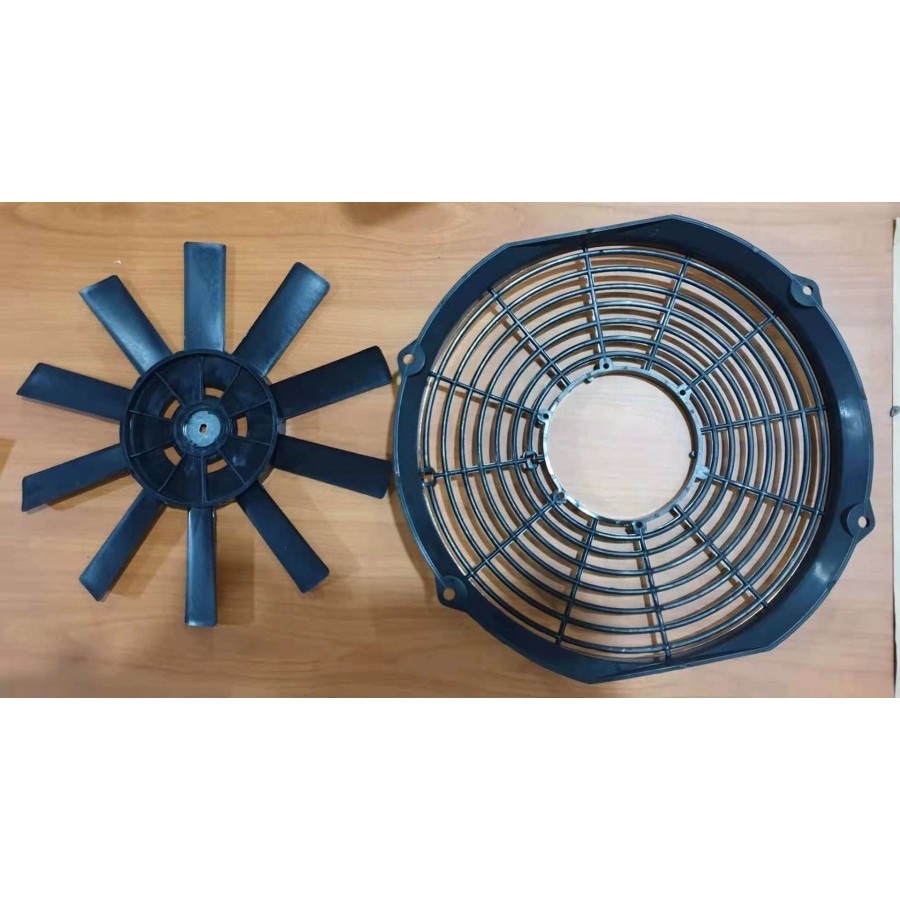 Rangka Kipas 12" Inch Baling Baling Extra Fan Baco Plastik Ac Extrafan