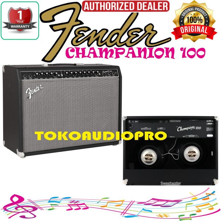 Ampli Gitar Fender Champion 100 Guitar Combo Amplifier Gitar