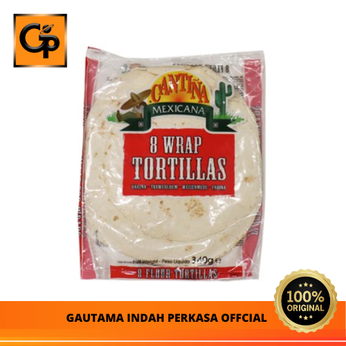

Kulit Kebab Cantina Mexicana Flour Tortillas isi 8pcs Uk 20cm