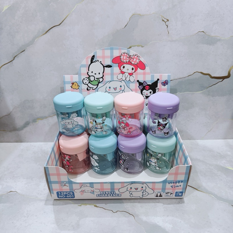 

Rautan Pensil Sanrio Lucu Model Tabung Rautan Sanrio Kuromi Cinamoroll My Melody Pochacco