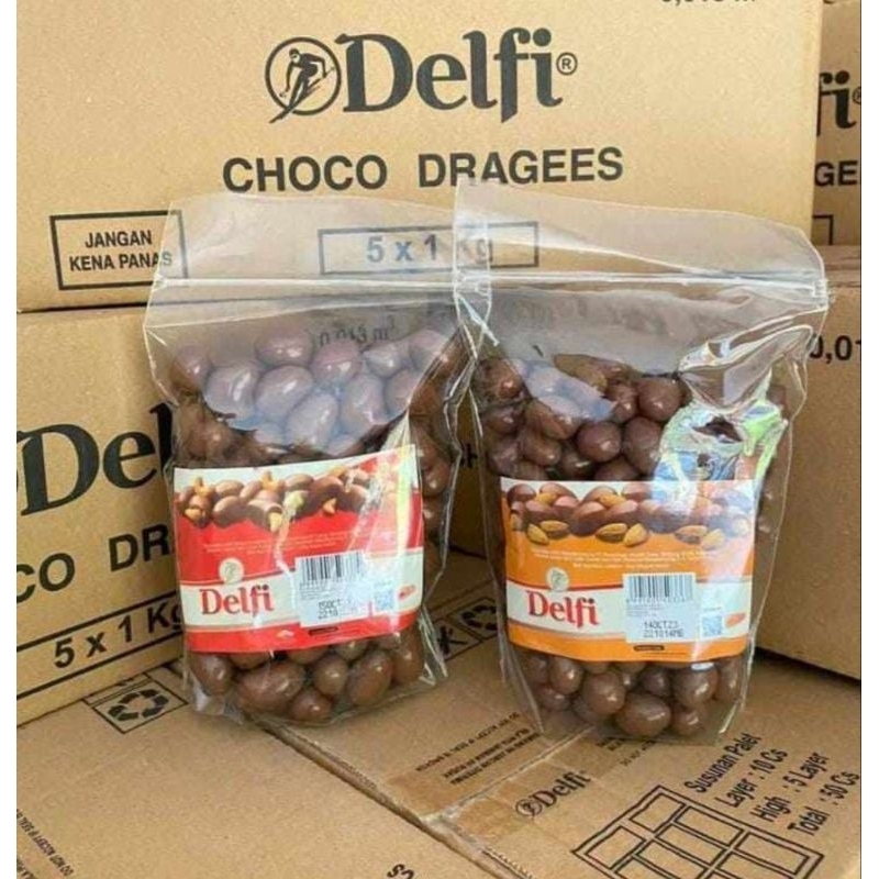 

COKLAT DELFI CHOCO DRAGEES ALMOND MEDE 500 gr