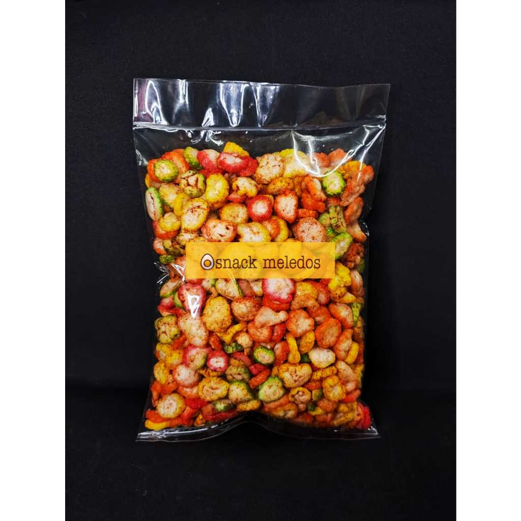 

Snack Kerupuk Kancing pedas gurih (200gr)