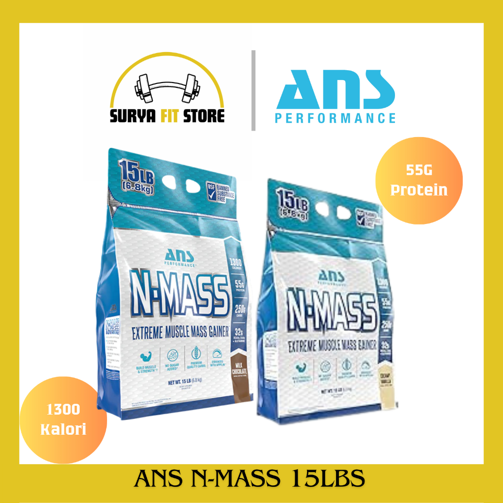ANS N MASS NMASS GAINER 15LBS 6.8KG