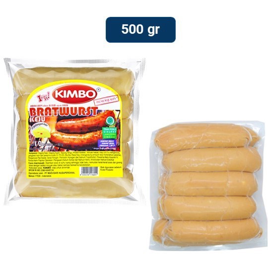 

Sosis sapi kimbo mini bratwurst keju 500 gram isi 10 cheese