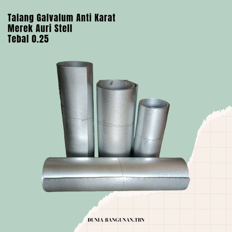 TALANG AIR GALVALUM ANTI KARAT (BUKAN SENG)