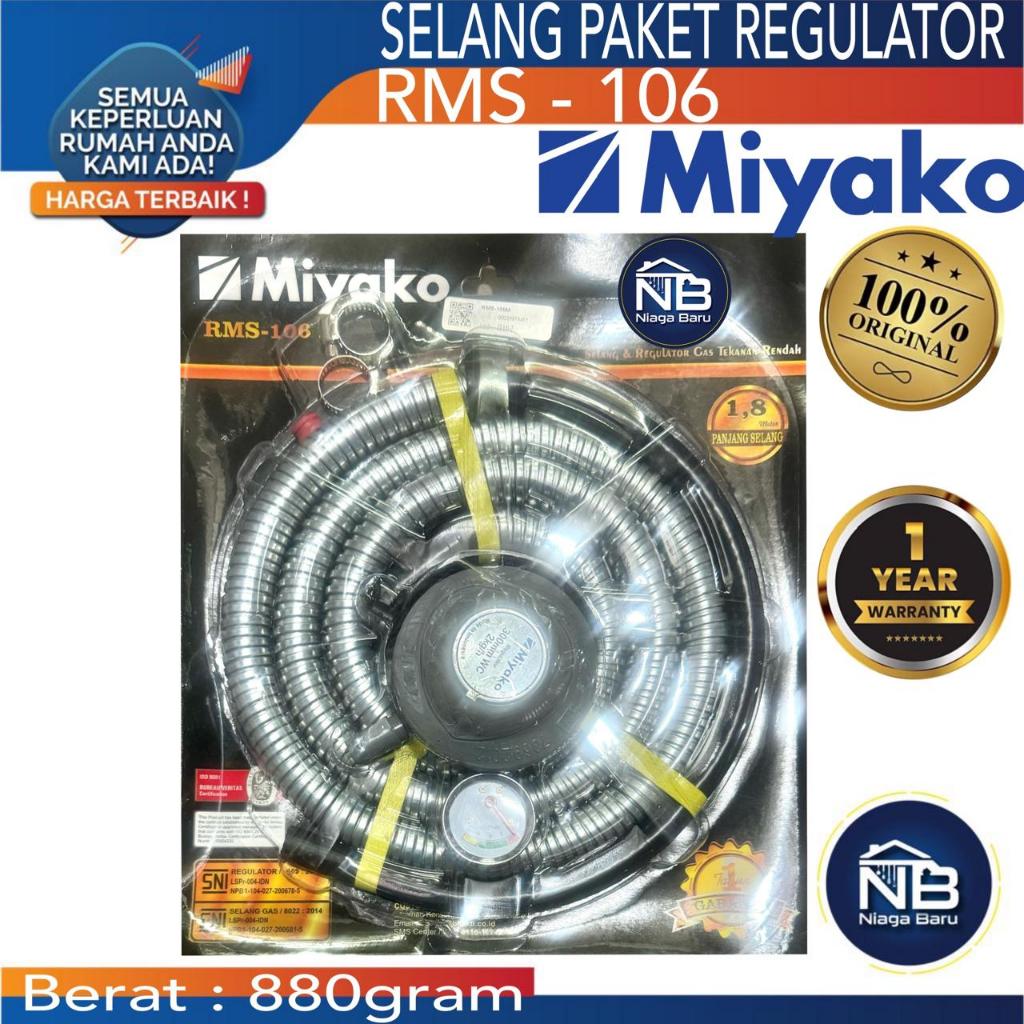Regulator Gas + Selang Miyako Rms 106
