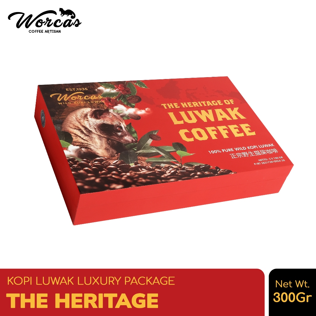 

WORCAS Kopi Luwak The Heritage Luxury Package 300gr