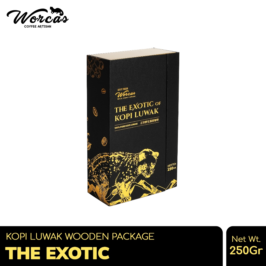 

WORCAS Kopi Luwak The Exotic Luxury Package 250gr