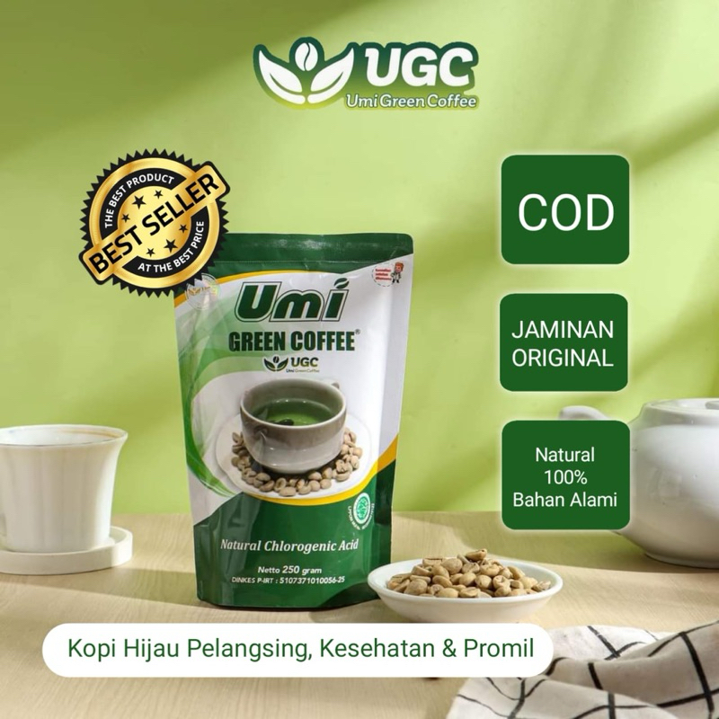 

Umi Green Coffee Kopi Hijau Pelangsing dan Kesehatan Berat 250 gram