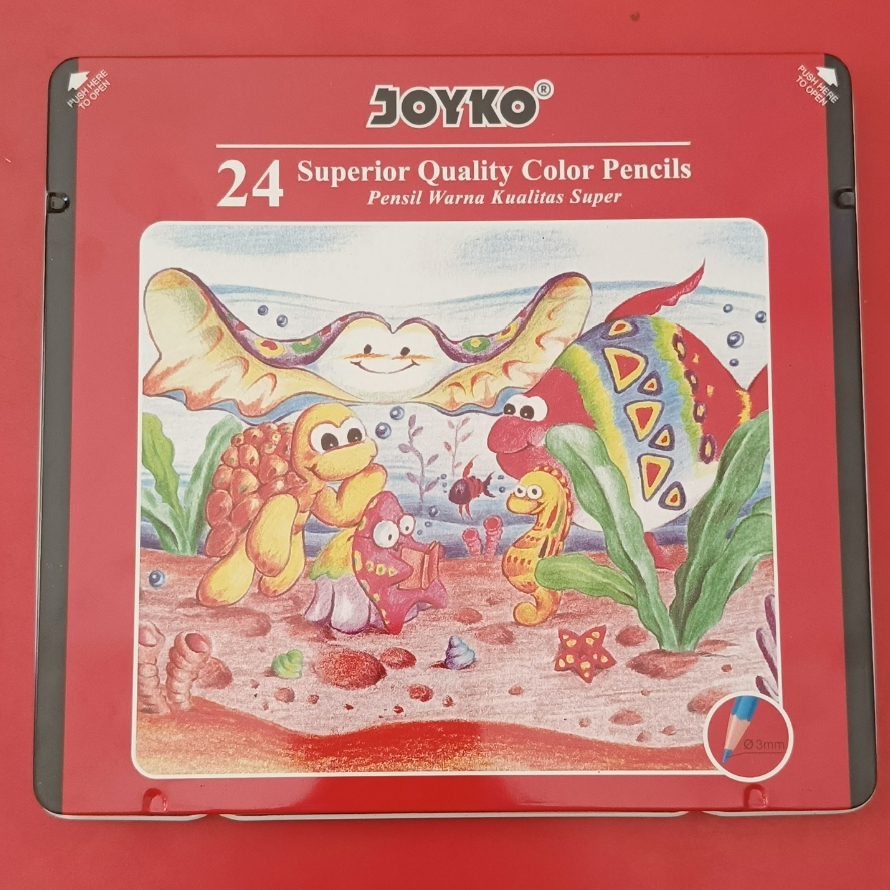 

Pensil Warna Joyko Kaleng 24 Warna