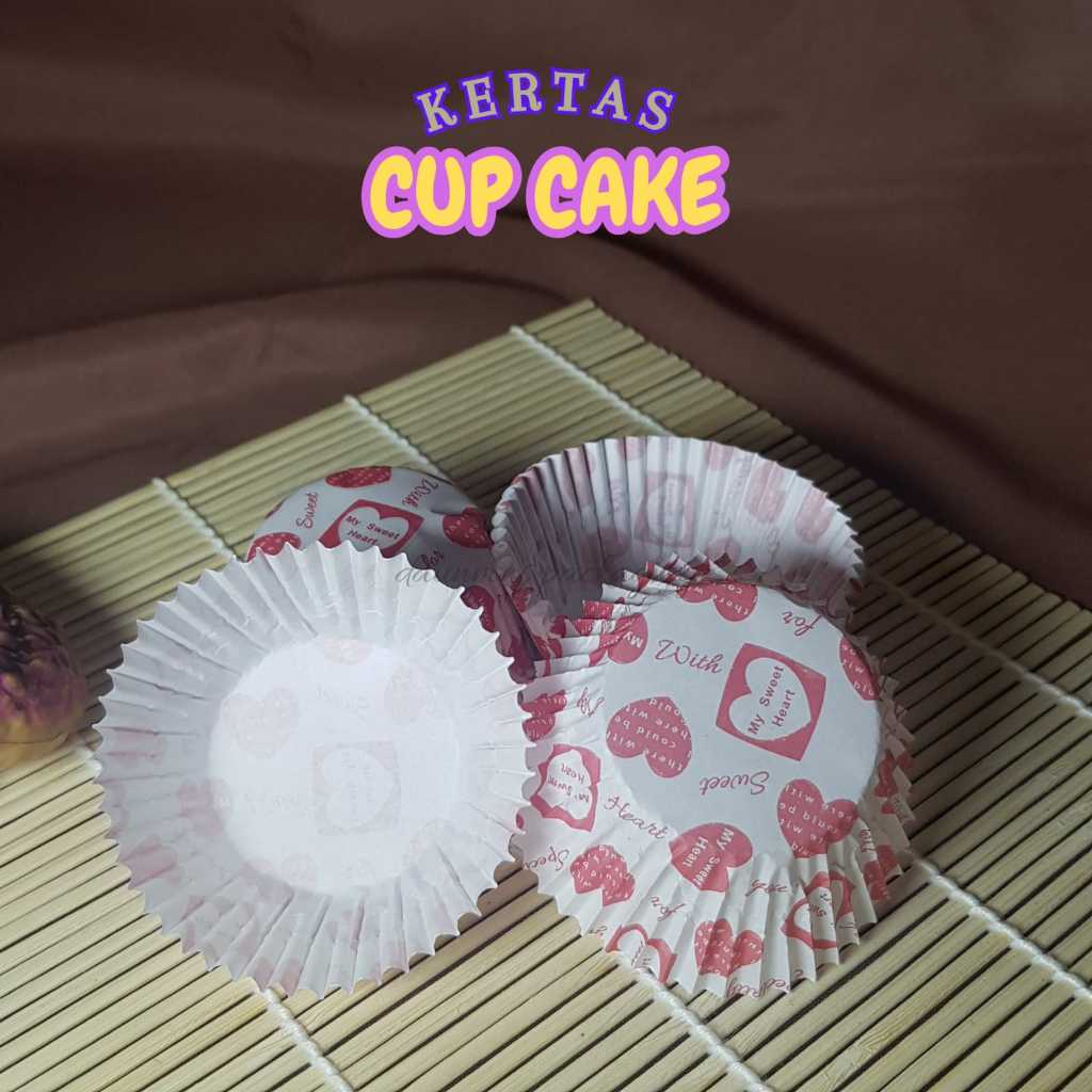 Paper Cup Cake Kertas Cup Cake Kertas Mini Tart Diameter 9,5cm [LOTUS 1000pcs]