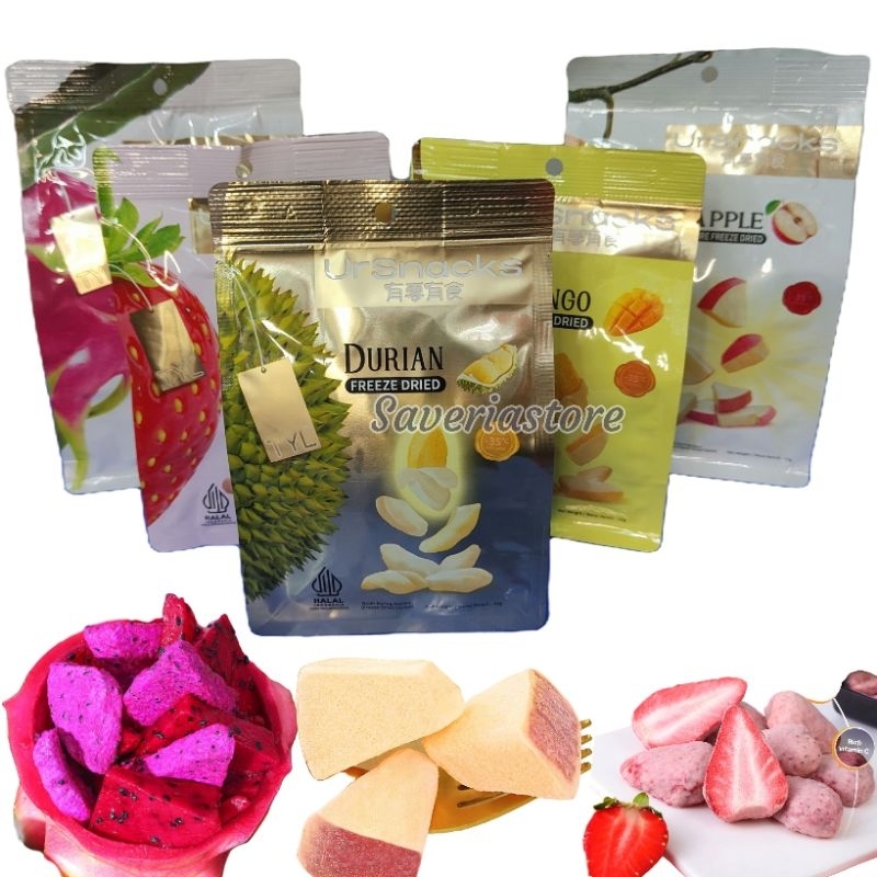 

KRIPIK BUAH KERING URSNACKS BEST SELLER / BUAH KERING FREEZE DRIED URSNACKS/ KRIPIK BUAH 22GR /32GR