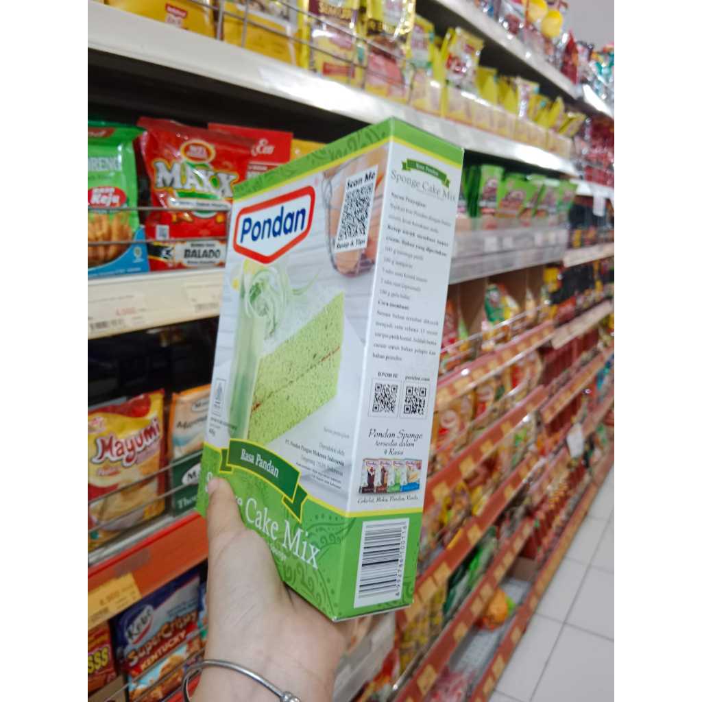 

PONDAN SPONGECAKE PANDAN 400GRAM