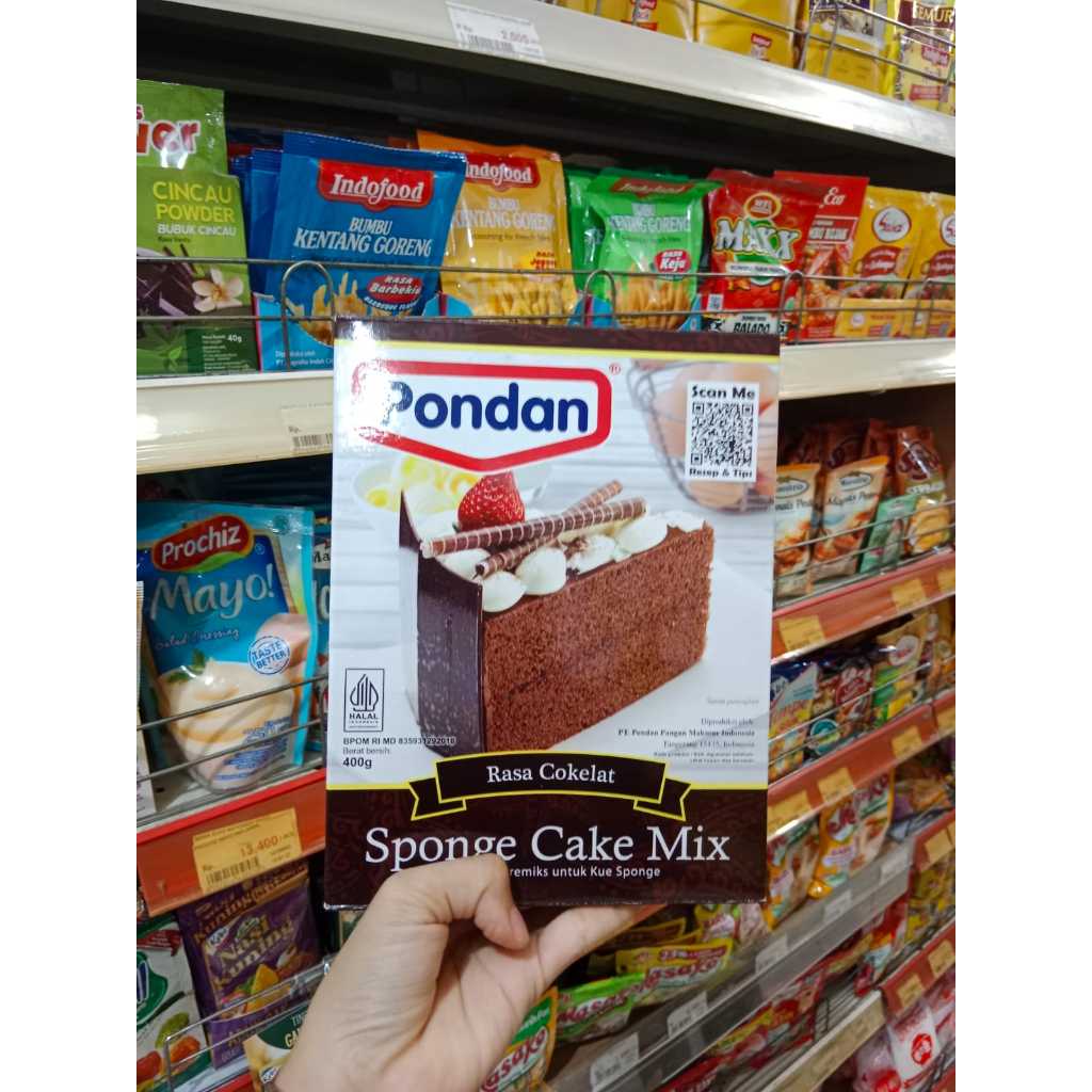 

PONDAN SPONGECAKE COKLAT 400GRAM