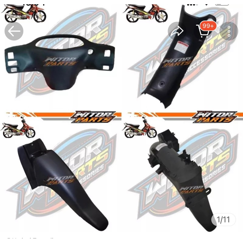 Paket Cover Body Kasar Suzuki Smash 110 Lama / Cover Bodi Kasar Suzuki Smash 110 Lama / Body Kasar S
