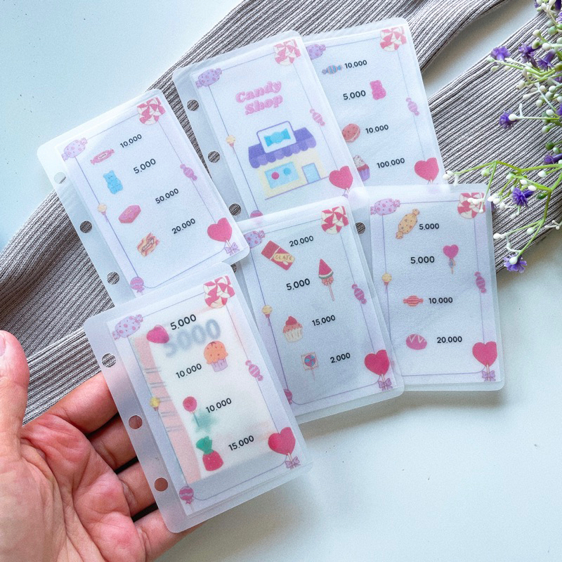 

MATTE/ GLOSSY CASH ENVELOPE A8 isi 6 SERI CHALLENGE