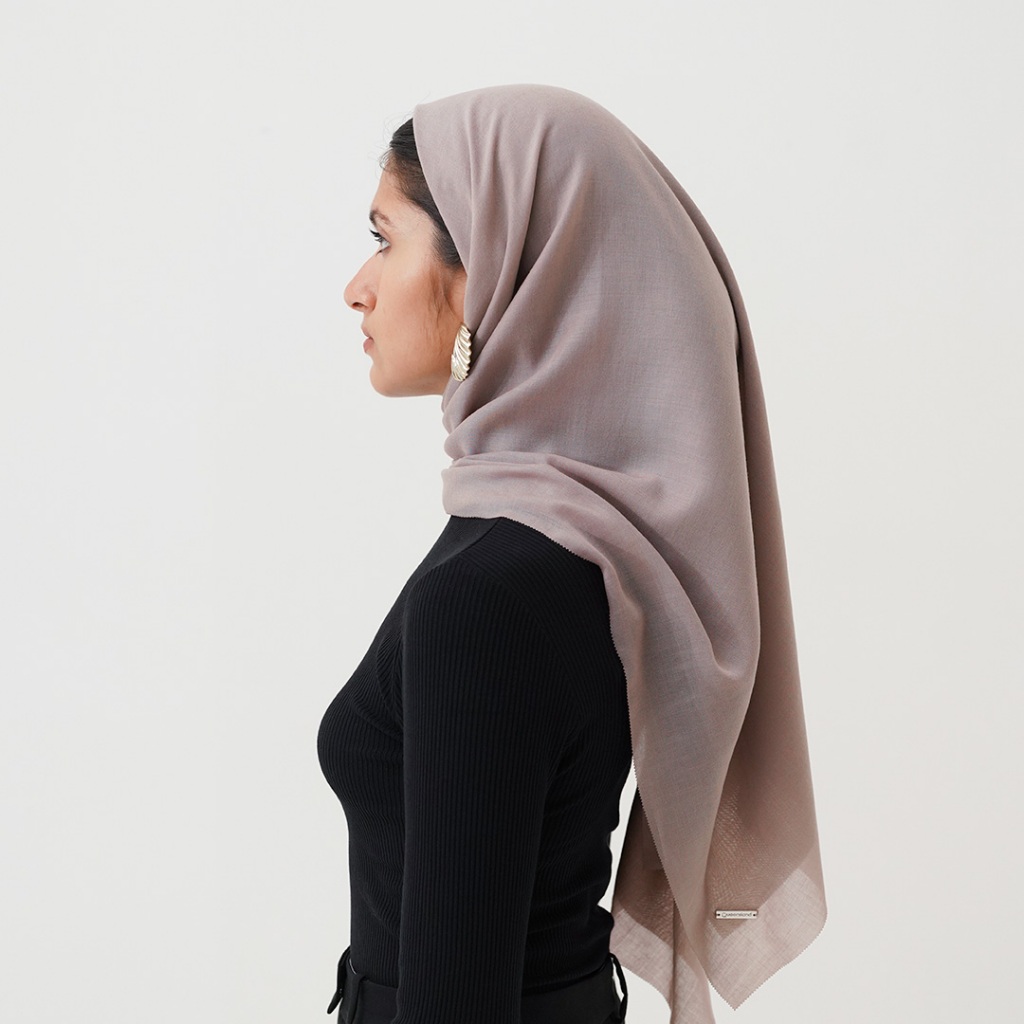 Queensland Square Voal Hijab Segi Empat L03000042Q Cokelat