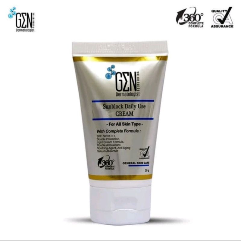 GEN Dermatologist Sublock Daily Use SPF 50