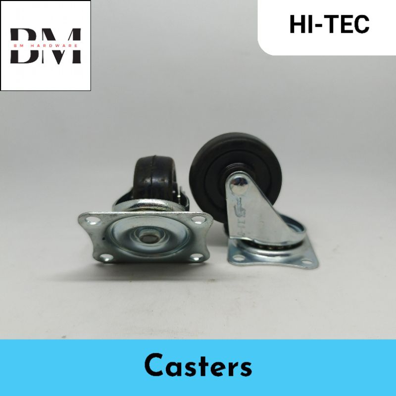 

Roda HI-TEC 50mm - 2 Inch - 1 Set (Tanpa Rem)