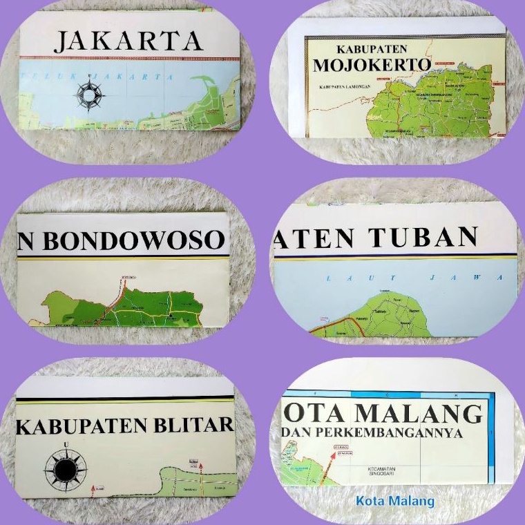

KODE U98B Peta Lipat Kota19 x79