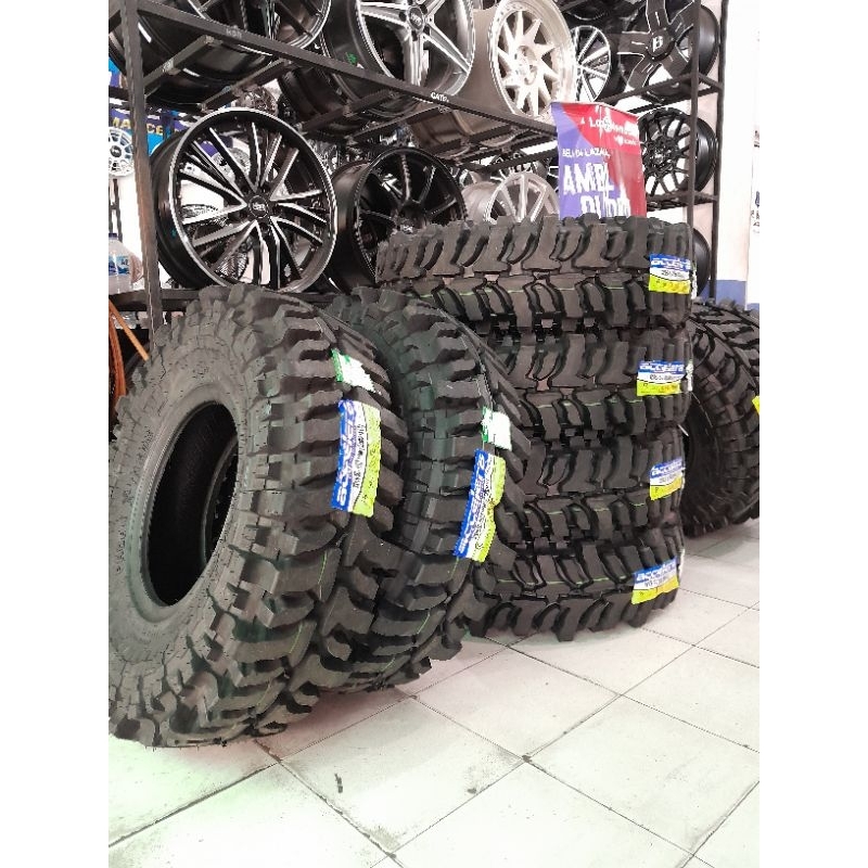 Ban Mobil Kasar Ban Cangkul Merk Accelera Ukuran 33 10,5 R15 Badak Xtreme