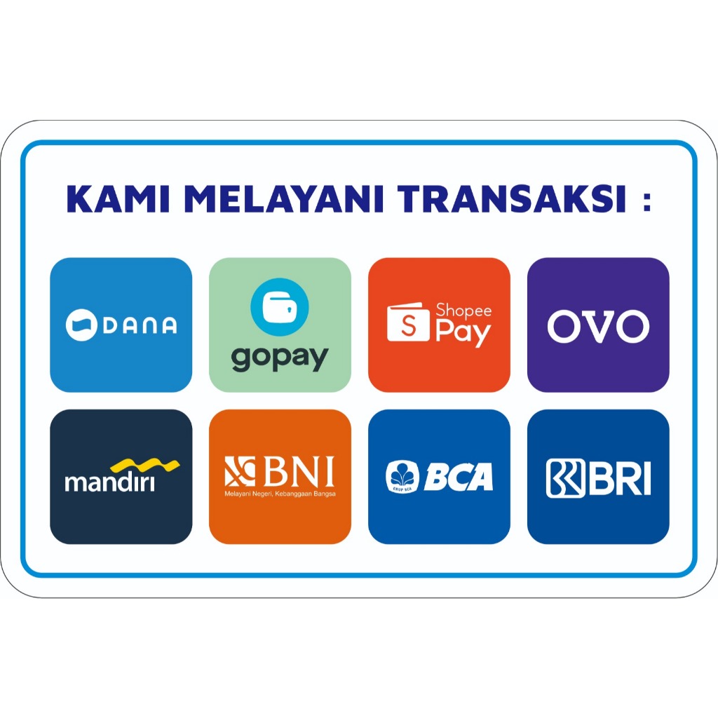 

STIKER VINYL KAMI MELAYANI TRANSAKSI ( BUKAN TOP UP )