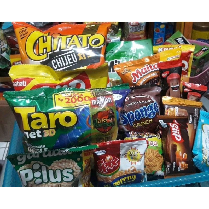 

PILIH 1 SNACK BESAR + 1* SEROK SNACK KECIL