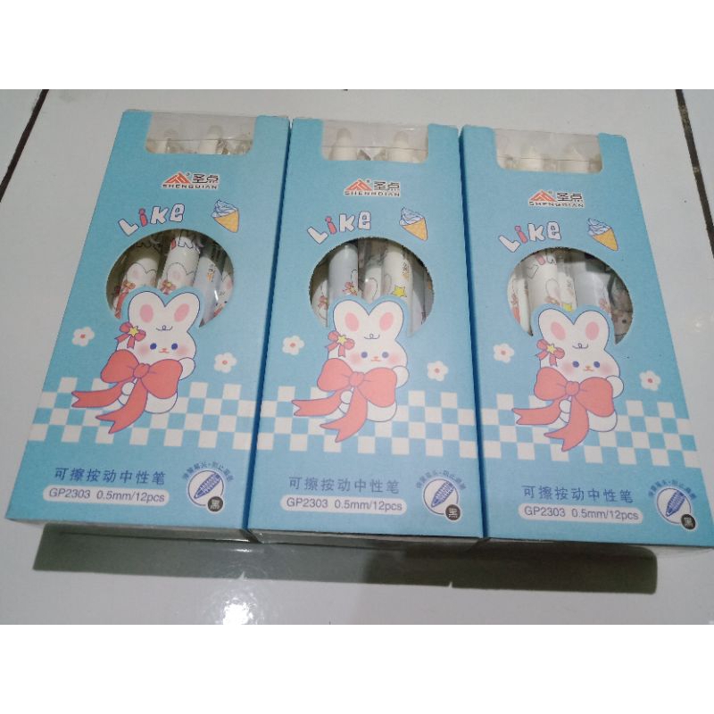 

BOLPOIN / PEN HAPUS 1 PACK ISI 12