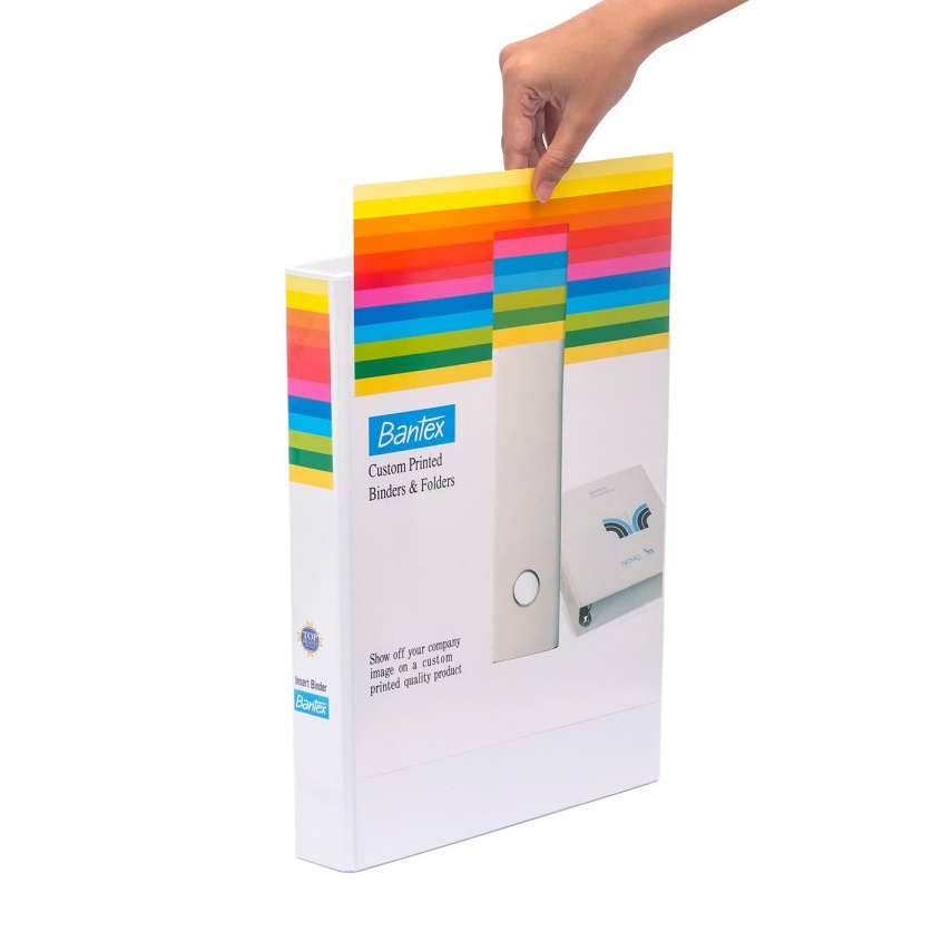 

KODE P8S TBMO Bantex Insert Ring Binder 2 Ring 25mm Folio White 8523 7