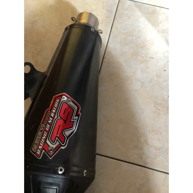 Knalpot second R9 original assen stainless CBR 150 K45