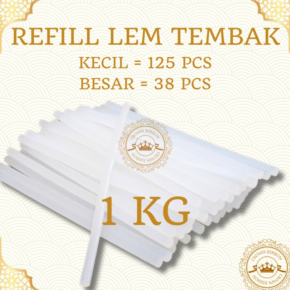 

Harga Max 1 KG isi lem tembak kiloan lem bakar kiloan glue gun refill lem lilin tembak kecil besar 1kg