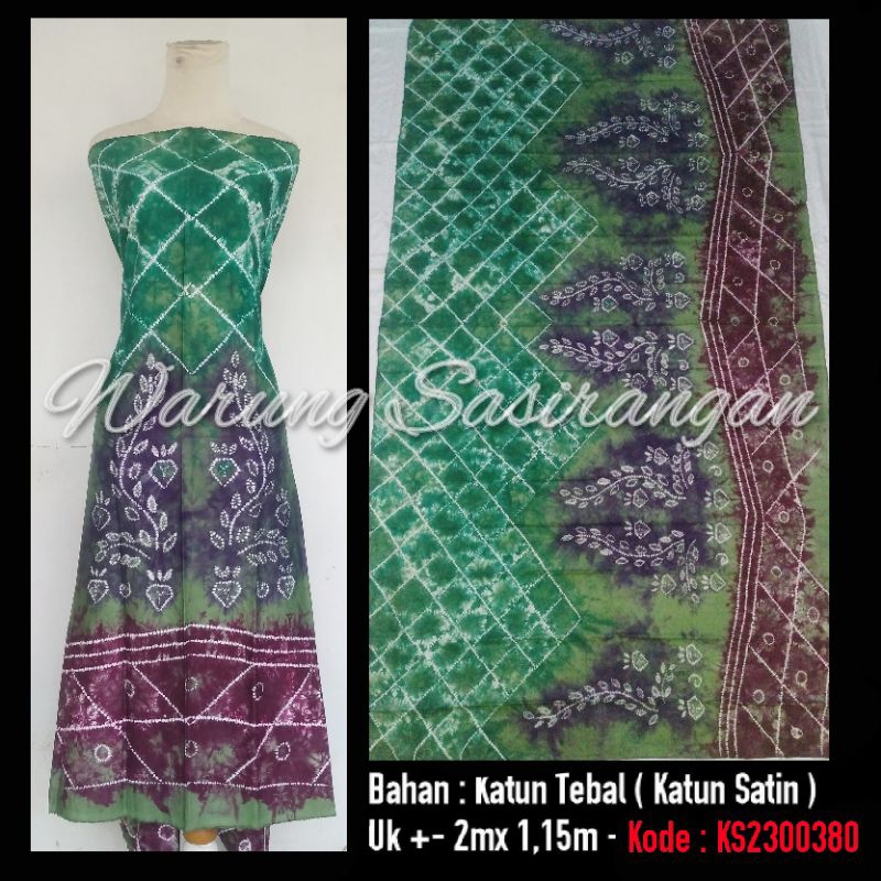 SASIRANGAN / Kain Sasirangan Katun / batik sasirangan / sasirangan banjar /batik kalimantan /KS23003