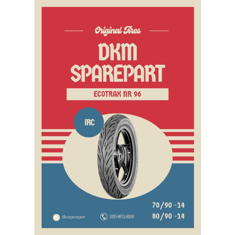 Ban IRC ECOTRAX NR 96 Uk 80/90 -14