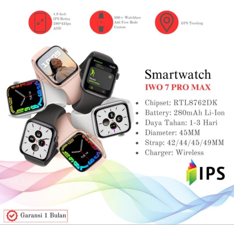 SmartWatch IWO 7 PRO MAX Yiveee