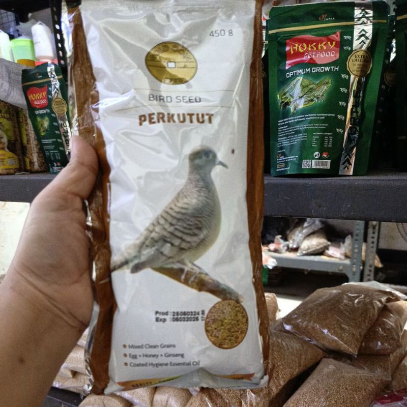 Gold coin perkutut / Goldcoin perkutut/ Pakan burung perkutut/ Makanan perkutut/ Makanan burung perk