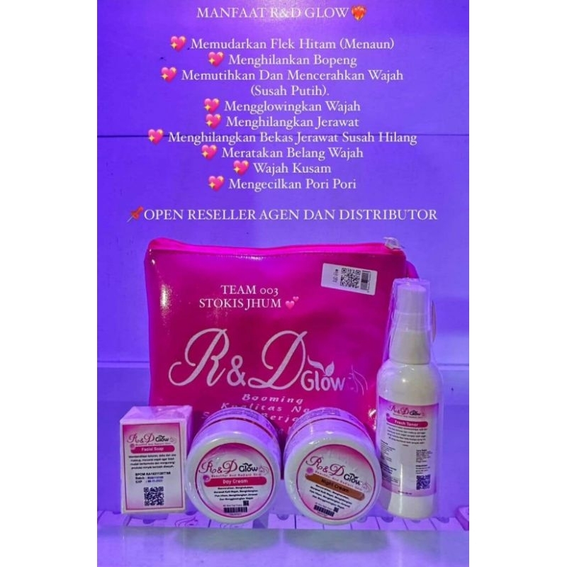 Paket Skincare R&D Glow BPOM