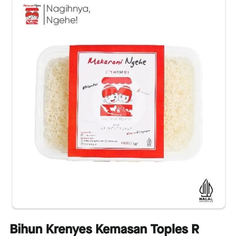 

Makaroni NGEHE Bihun Krenyes BOX REGULER