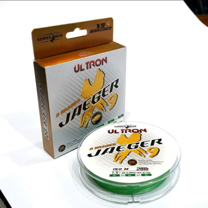 SENAR PE HAMERHEAD ULTRON JAEGER X9 150 METER