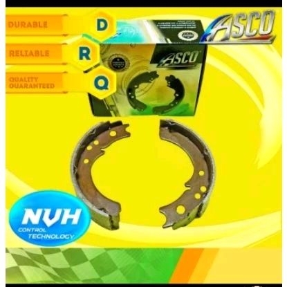kampas rem tangan hand brake shoe isuzu ELF NHR55 merk asco